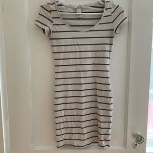 H&M Striped Mini Dress